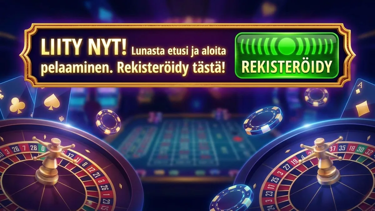 Rekisteröidy bonuksella